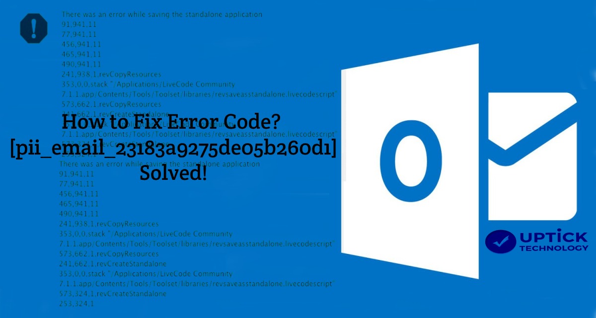 [pii_email_23183a9275de05b260d1] Error Code? – Solved!