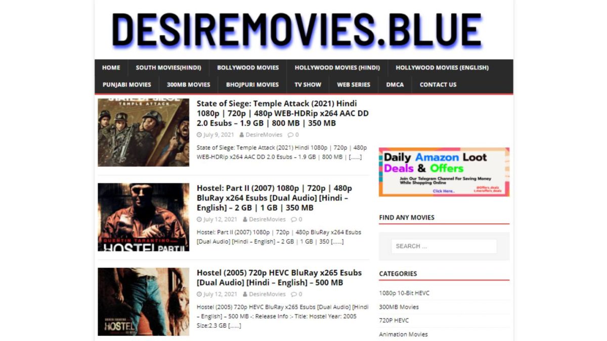 Desiremovies – Download Latest A to Z Bollywood, Hollywood movies