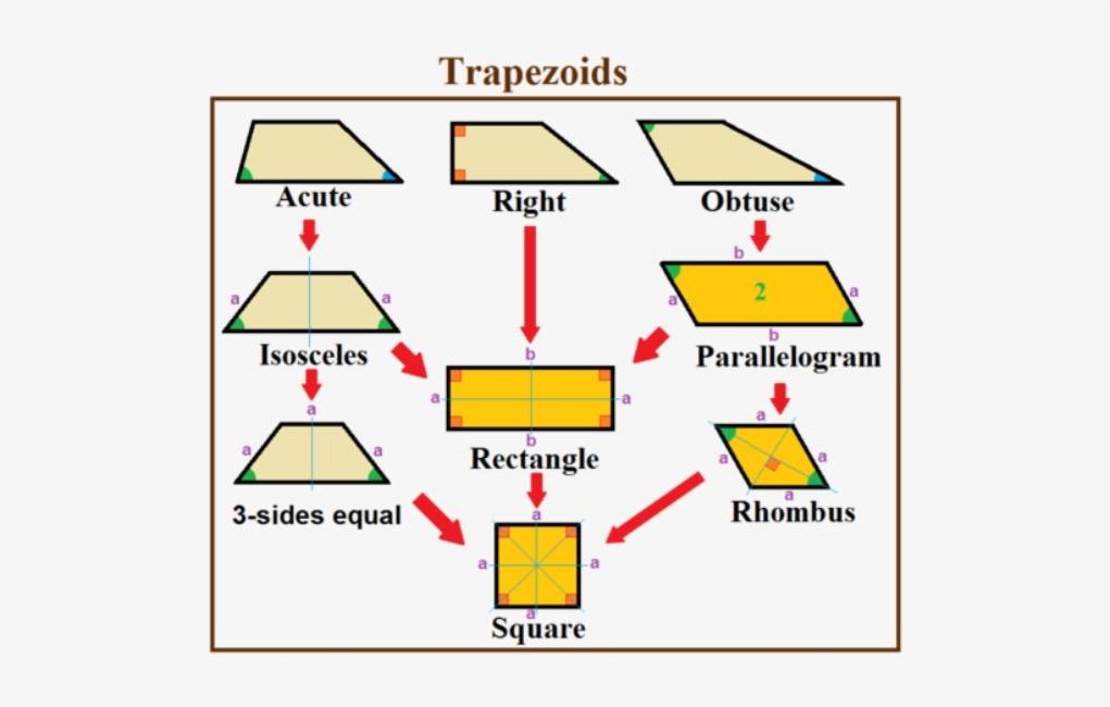ALL ABOUT TRAPEZOIDS- MEANING, TYPE, FORMULAS, AND PROPERTIES