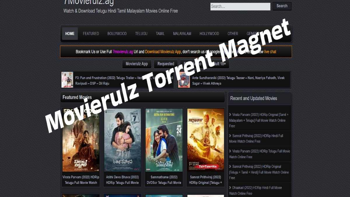 Movierulz Torrent Magnet Download 2022: Is It Safe And Legal To Download Movies?