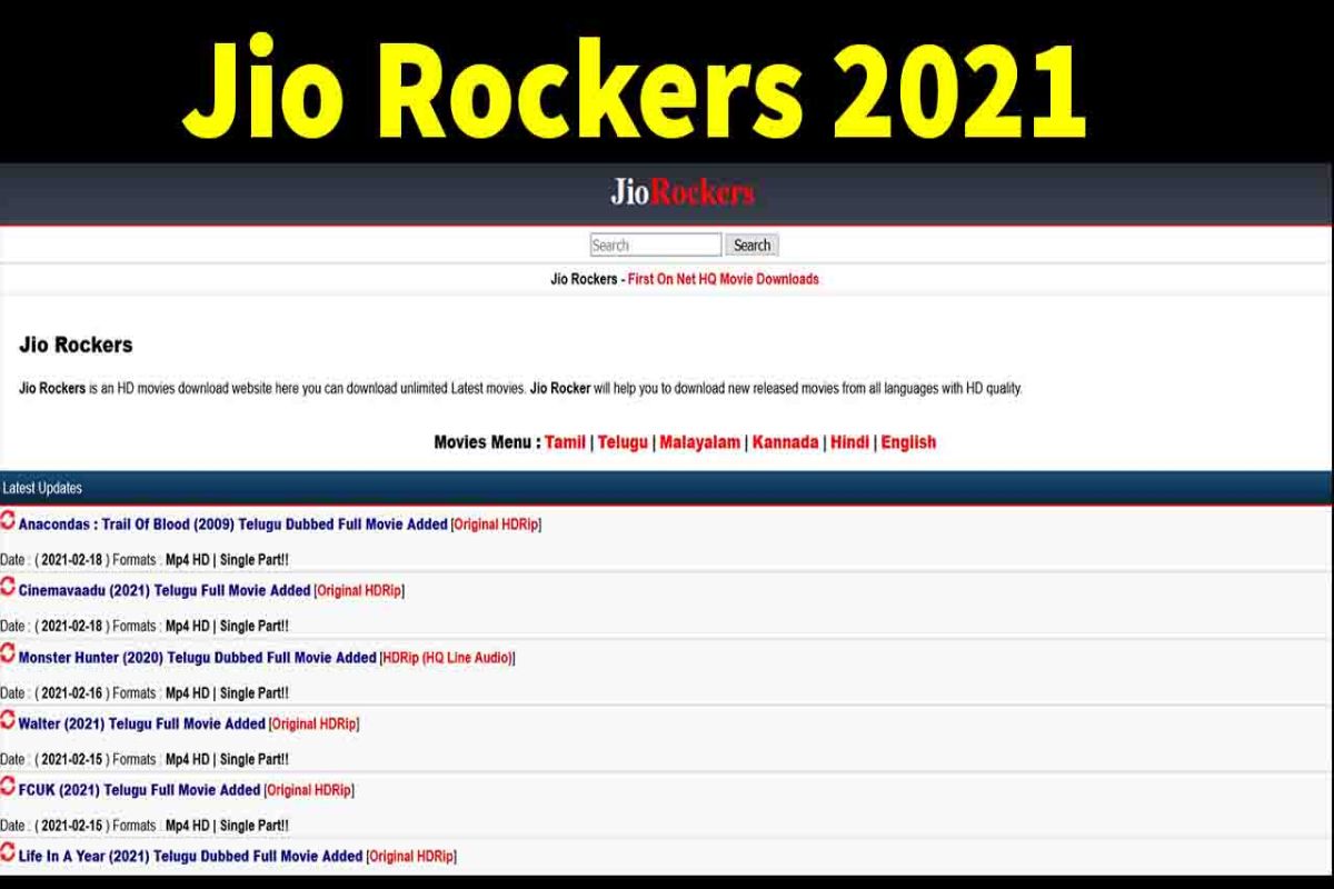 jio rockers telugu movies 2021 crack Download Tamilrockers, Filmyzilla, 123MKV, 123Movies