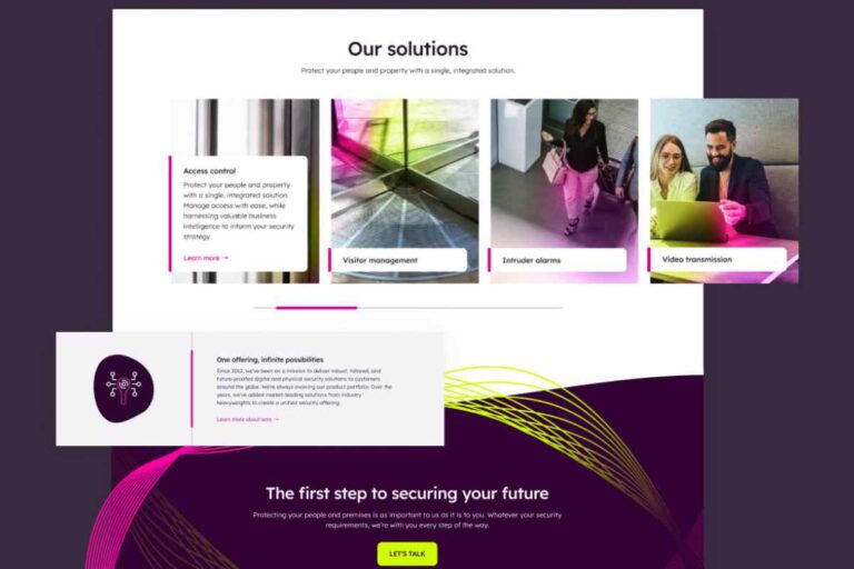 display your website pages