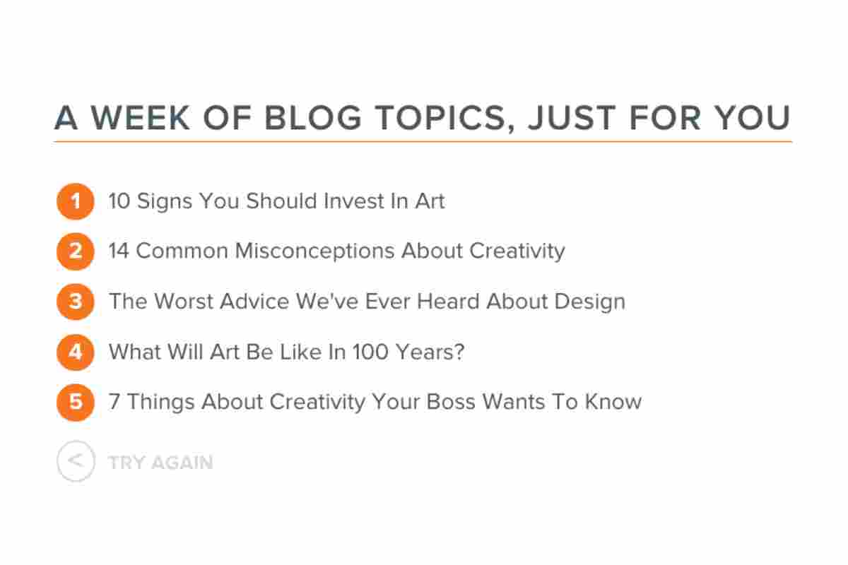 Top 5 Blog Title Ideas You Should Try