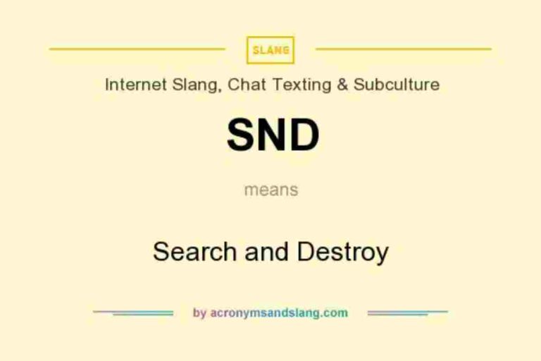 What Does SND Mean In Text_
